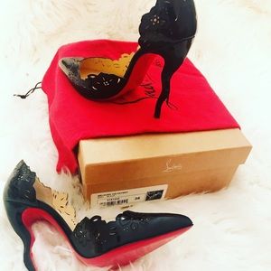 Christian louboutin beloved laser cut pumps new 36